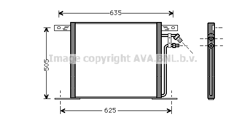 Condensator, climatizare MS5220 AVA QUALITY COOLING