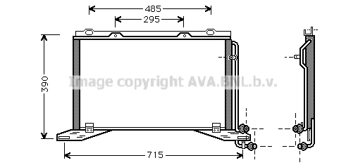 Condensator, climatizare MS5222 AVA QUALITY COOLING