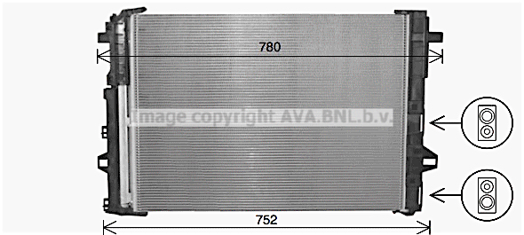 Condensator, climatizare MS5716D AVA QUALITY COOLING