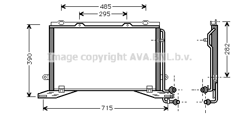 Condensator, climatizare MSA5268 AVA QUALITY COOLING