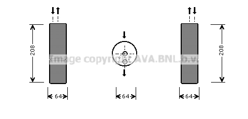 Uscator,aer conditionat MSD053 AVA QUALITY COOLING