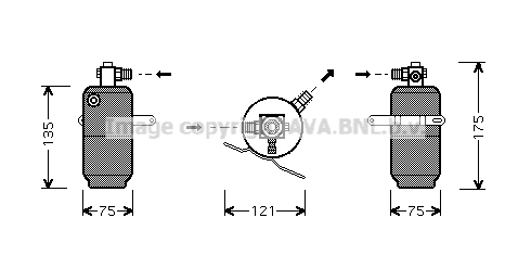 Uscator,aer conditionat MSD293 AVA QUALITY COOLING