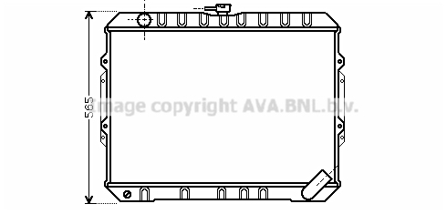 Radiator, racire motor MT2187 AVA QUALITY COOLING