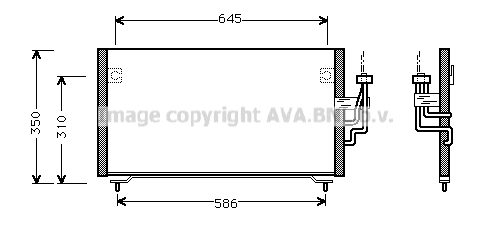 Condensator, climatizare MT5106 AVA QUALITY COOLING