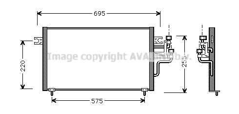 Condensator, climatizare MT5119 AVA QUALITY COOLING