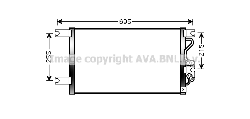 Condensator, climatizare MT5206 AVA QUALITY COOLING