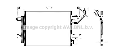 Condensator, climatizare MTA5177D AVA QUALITY COOLING