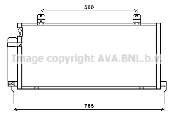 Condensator, climatizare MTA5221D AVA QUALITY COOLING