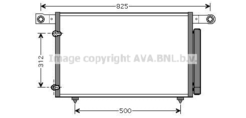 Condensator, climatizare MZ5196D AVA QUALITY COOLING