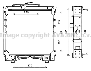 Radiator, racire motor NH2031 AVA QUALITY COOLING