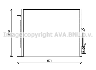 Condensator, climatizare OL5560D AVA QUALITY COOLING