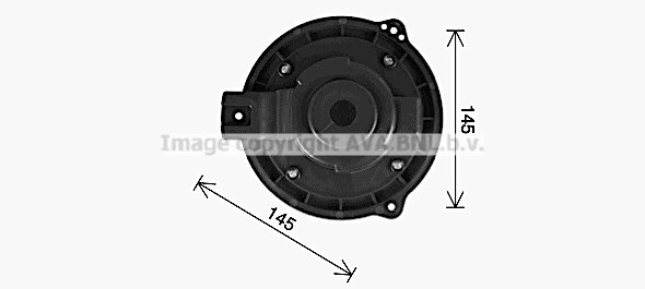 Ventilator, habitaclu OL8728 AVA QUALITY COOLING