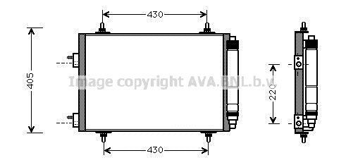 Condensator, climatizare PEA5209D AVA QUALITY COOLING