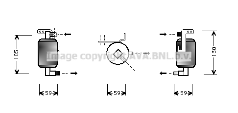 Uscator,aer conditionat PED195 AVA QUALITY COOLING