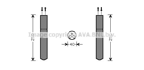 Uscator,aer conditionat TOD415 AVA QUALITY COOLING