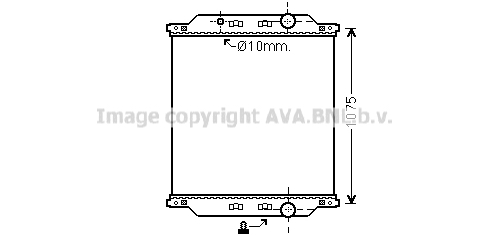 Radiator, racire motor RE2057N AVA QUALITY COOLING