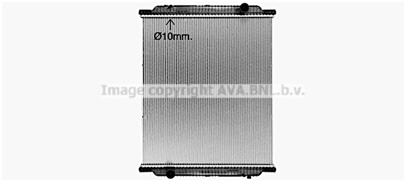 Radiator, racire motor RE2066N AVA QUALITY COOLING