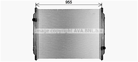 Radiator, racire motor RE2131N AVA QUALITY COOLING