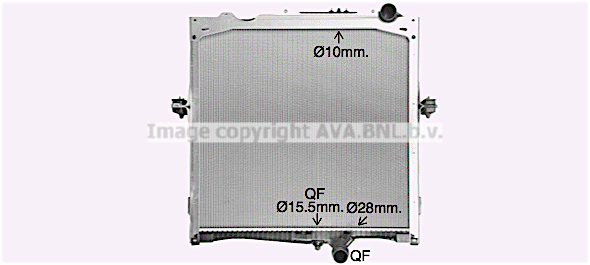 Radiator, racire motor RE2132 AVA QUALITY COOLING