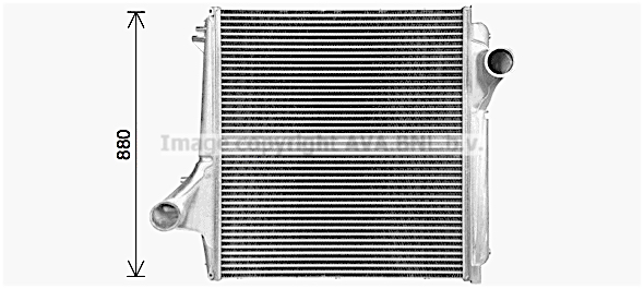 Intercooler, compresor RE4142 AVA QUALITY COOLING