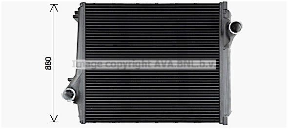 Intercooler, compresor RE4143 AVA QUALITY COOLING