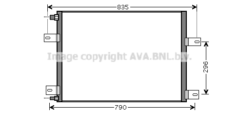 Condensator, climatizare RE5061 AVA QUALITY COOLING
