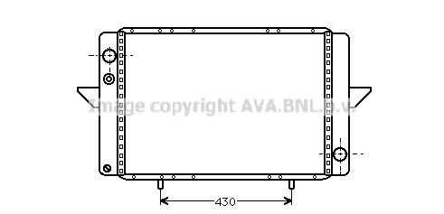 Radiator, racire motor RT2107 AVA QUALITY COOLING