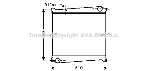 Radiator, racire motor RTA2379 AVA QUALITY COOLING