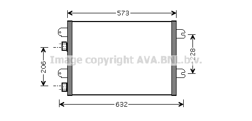 Condensator, climatizare RTA5317 AVA QUALITY COOLING