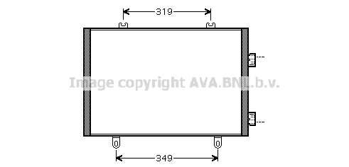 Condensator, climatizare RTA5349 AVA QUALITY COOLING