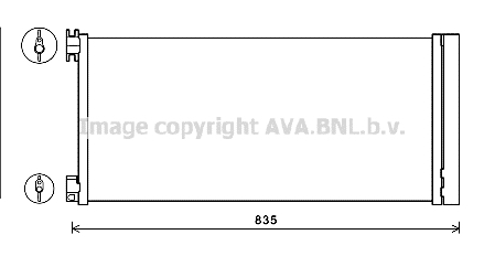 Condensator, climatizare RTA5626D AVA QUALITY COOLING