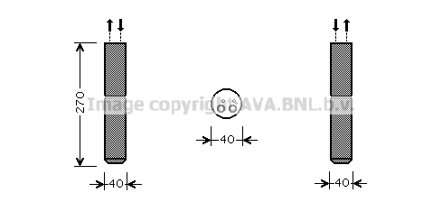 Uscator,aer conditionat RTD493 AVA QUALITY COOLING