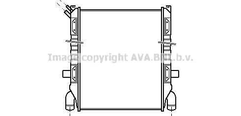 Radiator, racire motor SC2003 AVA QUALITY COOLING