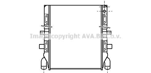 Radiator, racire motor SC2004 AVA QUALITY COOLING