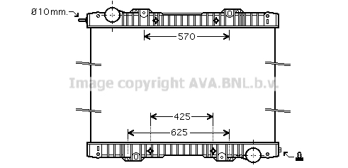 Radiator, racire motor SC2020N AVA QUALITY COOLING