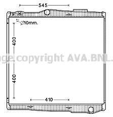 Radiator, racire motor SC2046 AVA QUALITY COOLING