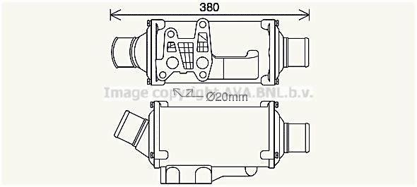 Radiator ulei, ulei motor SC3054 AVA QUALITY COOLING