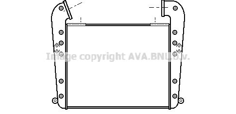 Intercooler, compresor SC4011 AVA QUALITY COOLING
