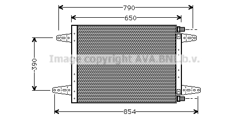 Condensator, climatizare SC5007 AVA QUALITY COOLING