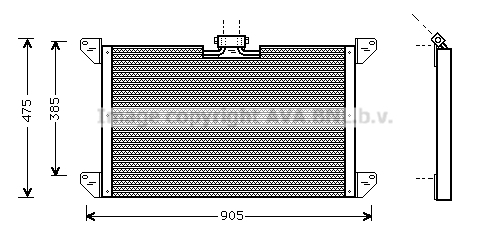 Condensator, climatizare SC5009 AVA QUALITY COOLING