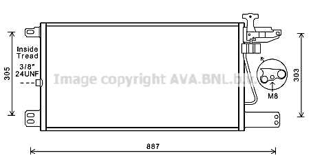 Condensator, climatizare SC5034 AVA QUALITY COOLING