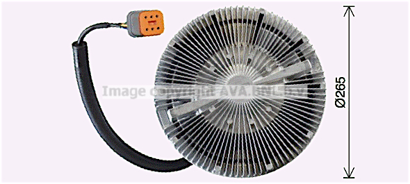 Cupla, ventilator radiator SCC066 AVA QUALITY COOLING