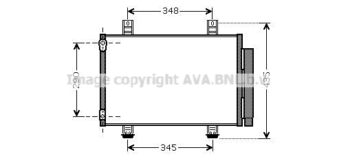 Condensator, climatizare SZA5087D AVA QUALITY COOLING