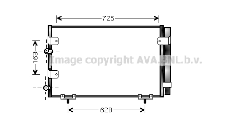 Condensator, climatizare TO5288D AVA QUALITY COOLING