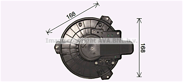 Ventilator, habitaclu TO8751 AVA QUALITY COOLING