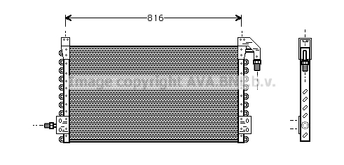 Condensator, climatizare VL5014 AVA QUALITY COOLING