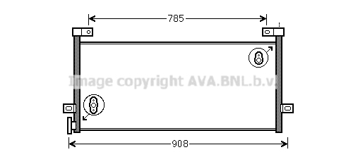 Condensator, climatizare VL5081 AVA QUALITY COOLING