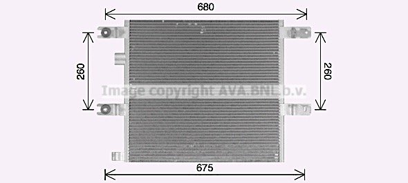 Condensator, climatizare VL5173 AVA QUALITY COOLING