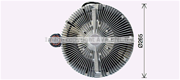 Cupla, ventilator radiator VLC108 AVA QUALITY COOLING