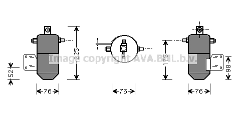 Uscator,aer conditionat VLD032 AVA QUALITY COOLING
